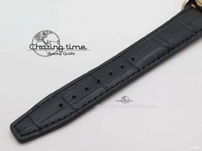 MIROTIME 0424 Portofino Chrono RG Black Dial on Black Leather Strap A HighPerformance 7389